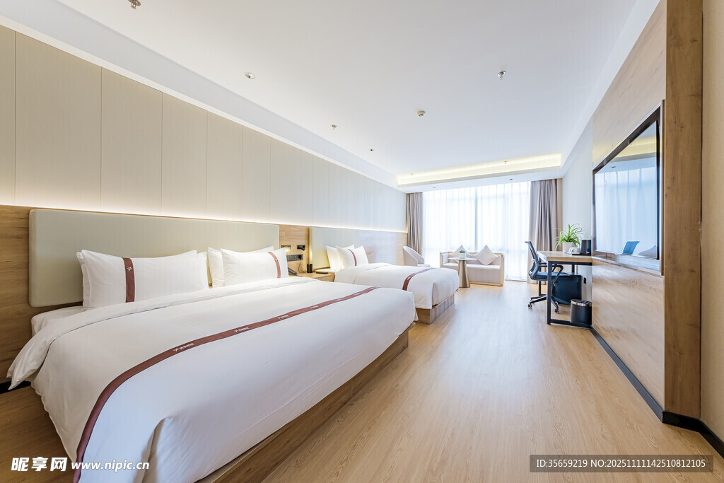 现代简约风格酒店客房