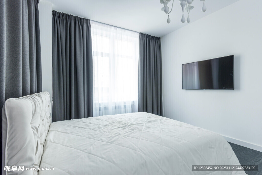 简约现代风格的舒适卧室