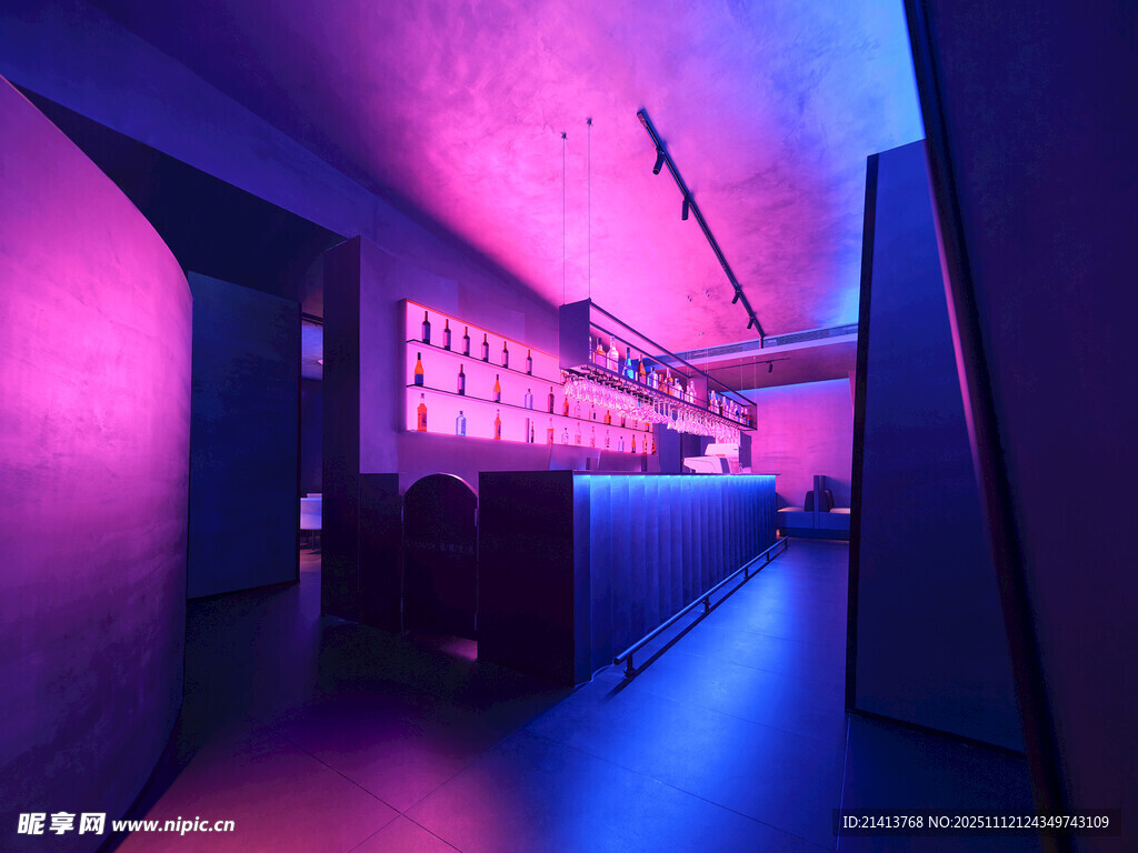 梦幻霓虹电竞室场景梦幻霓虹电竞