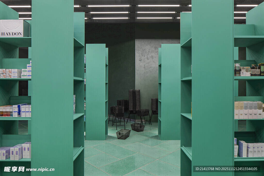 绿色图书馆内景