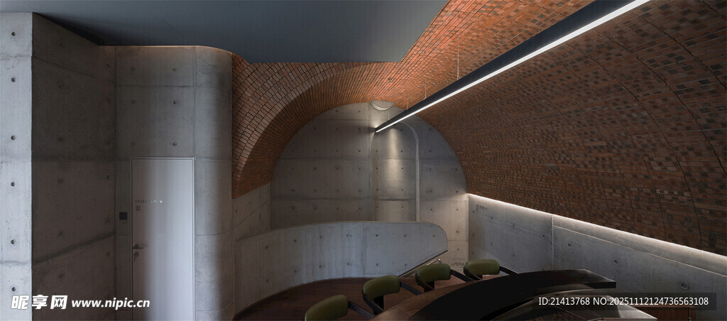 现代室内建筑独特转角设计