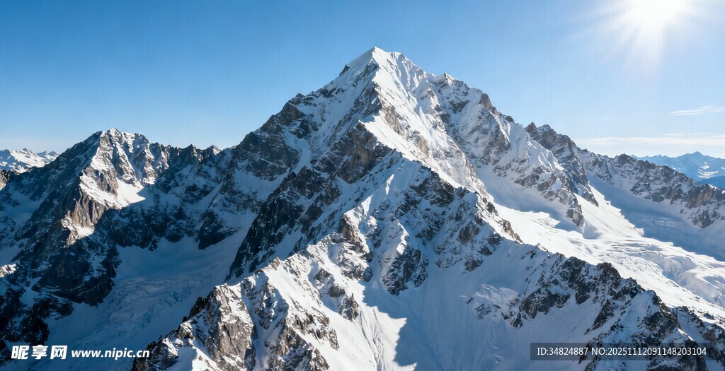 壮丽雪山美景