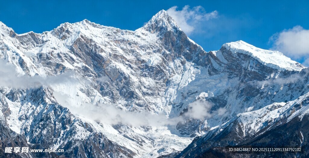壮丽雪山美景