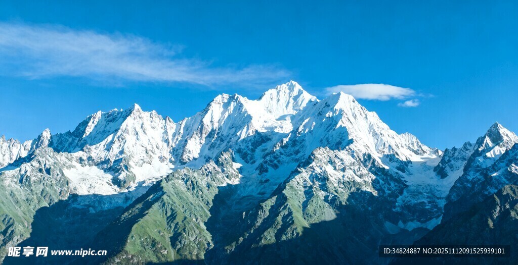 壮丽雪山美景