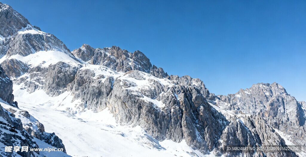 壮丽雪山美景