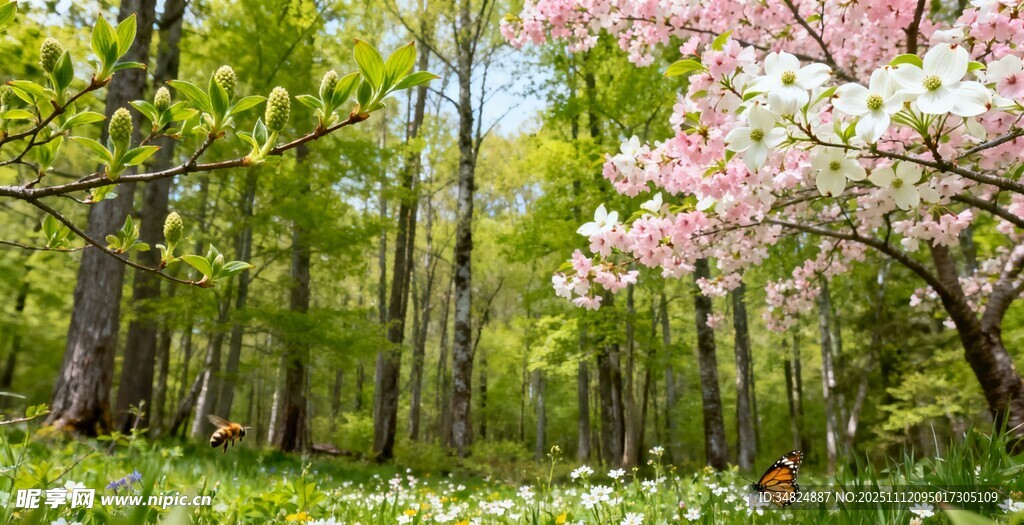 春日森林繁花美景