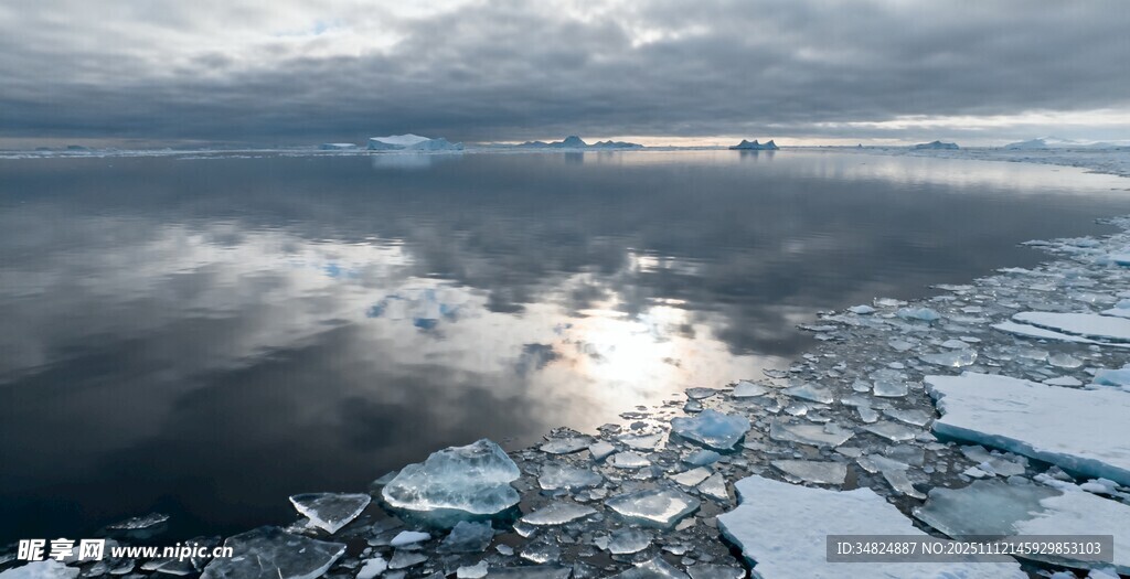 极地冰面风景