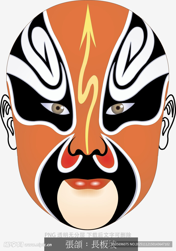 京剧戏曲人物脸谱