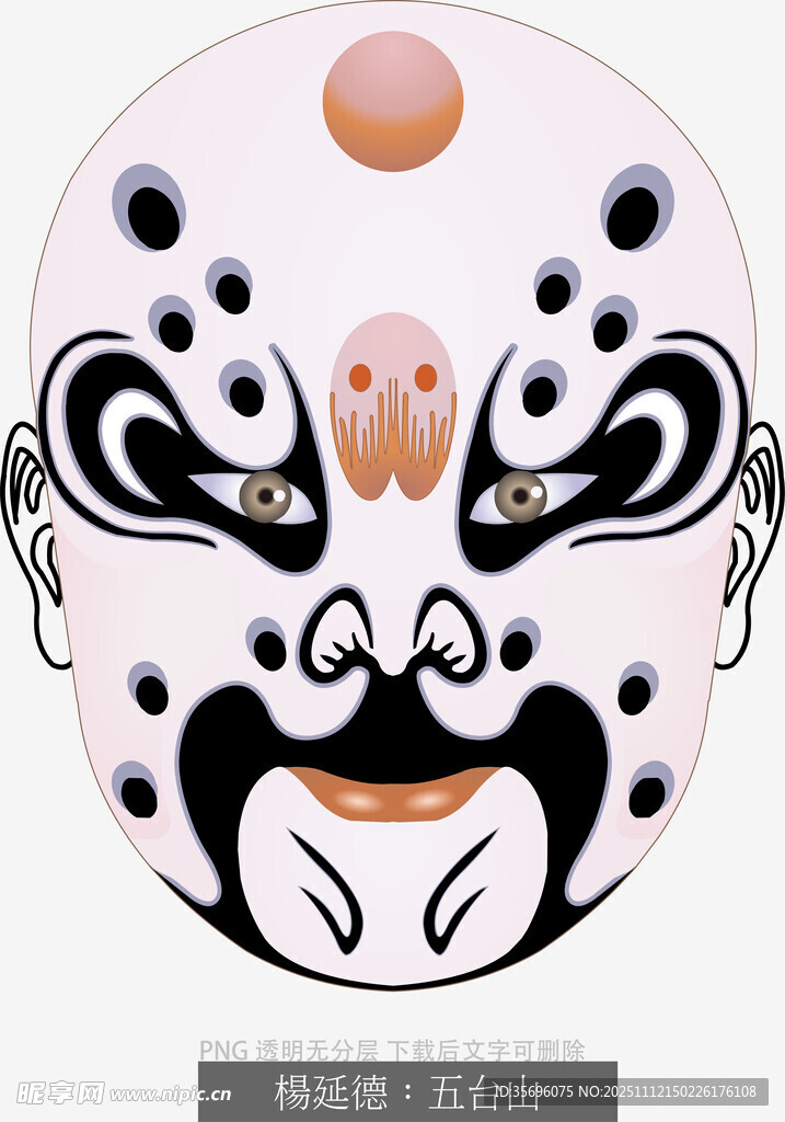 京剧戏曲人物脸谱