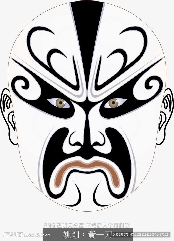 京剧戏曲人物脸谱