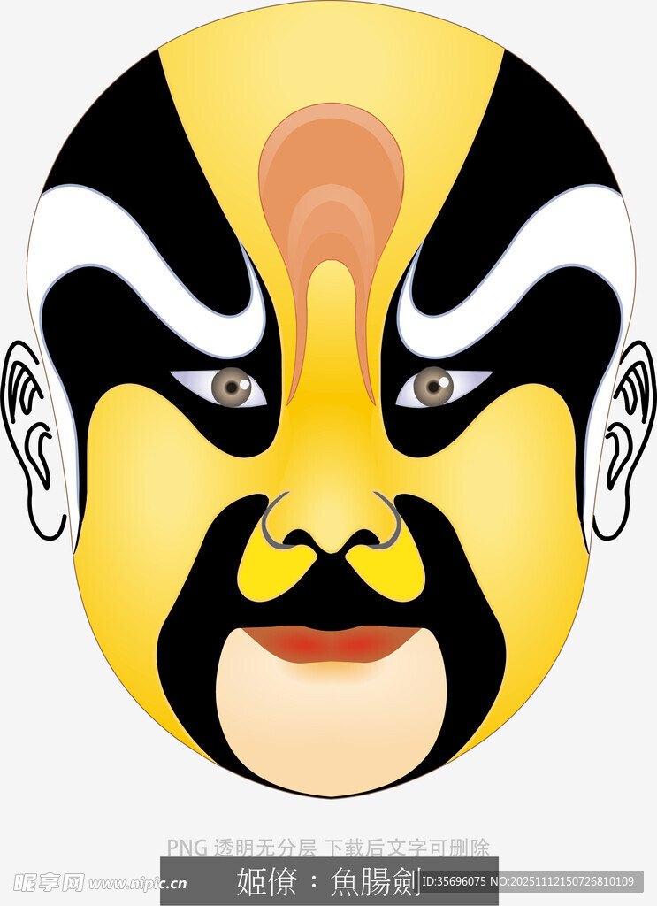 京剧戏曲人物脸谱