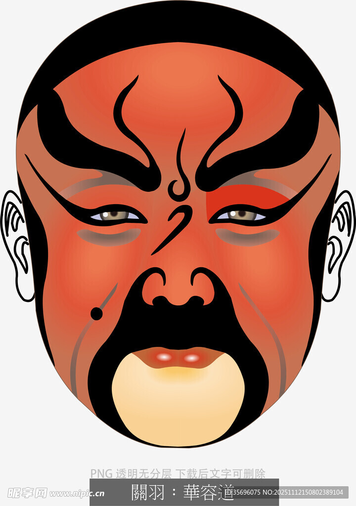 京剧戏曲人物脸谱