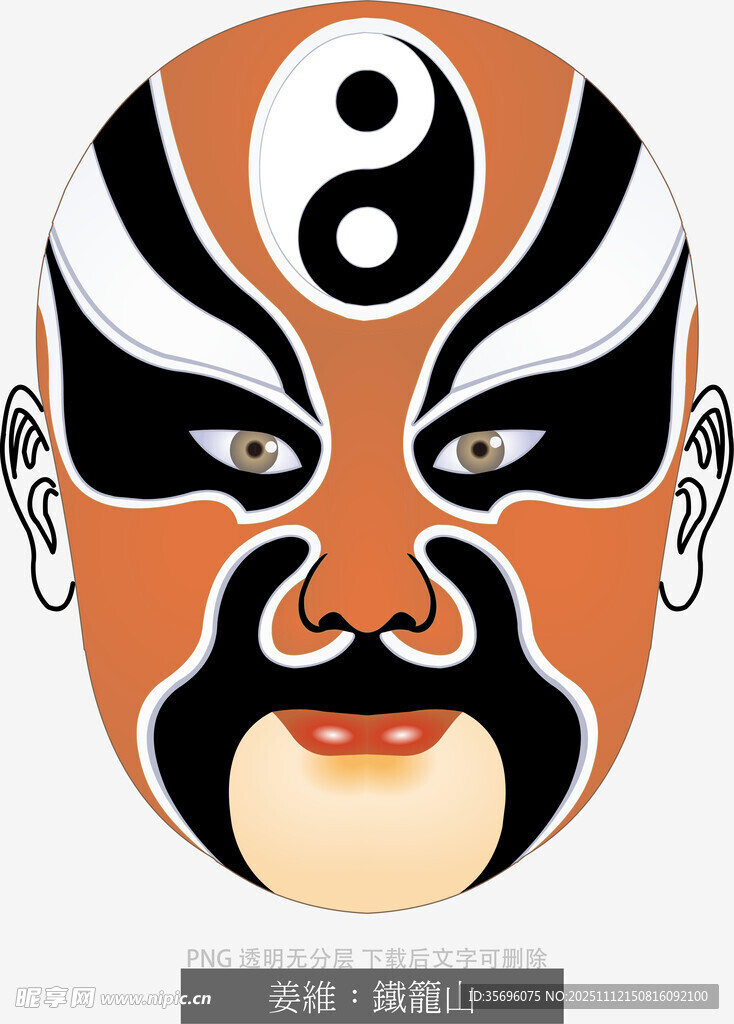 京剧戏曲人物脸谱