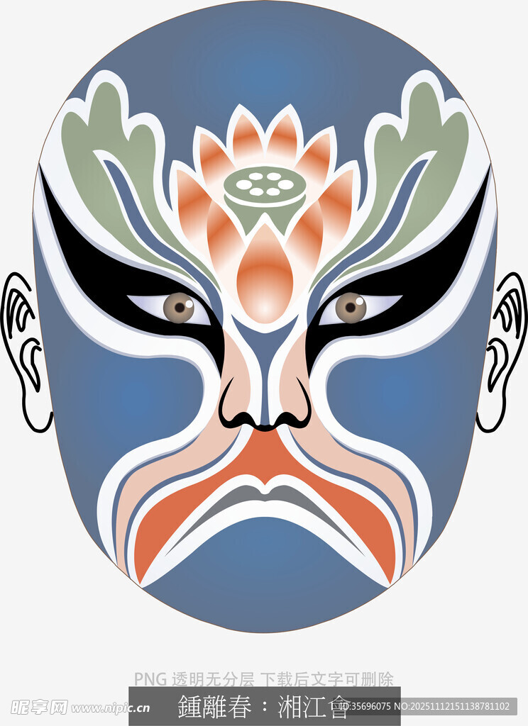 京剧戏曲人物脸谱