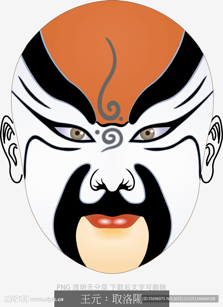 京剧戏曲人物脸谱