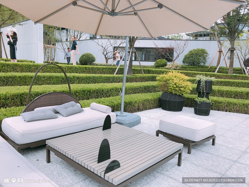 户外休闲庭院沙发景观