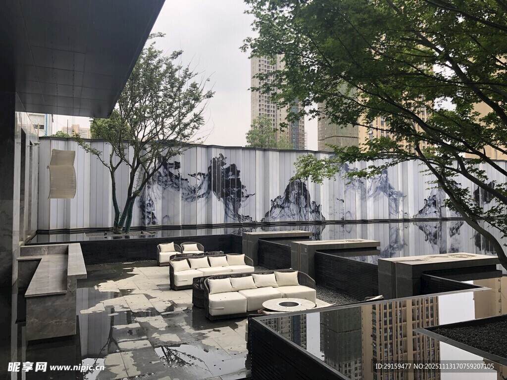 现代户外休闲景观空间