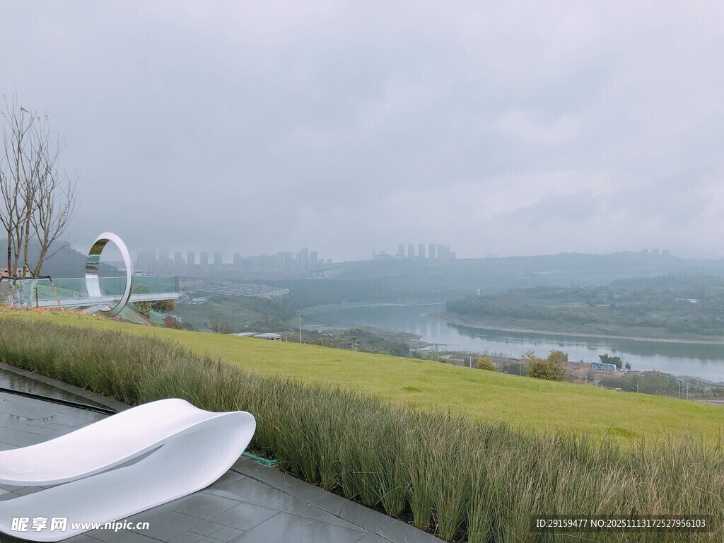 户外田园景观休闲座椅