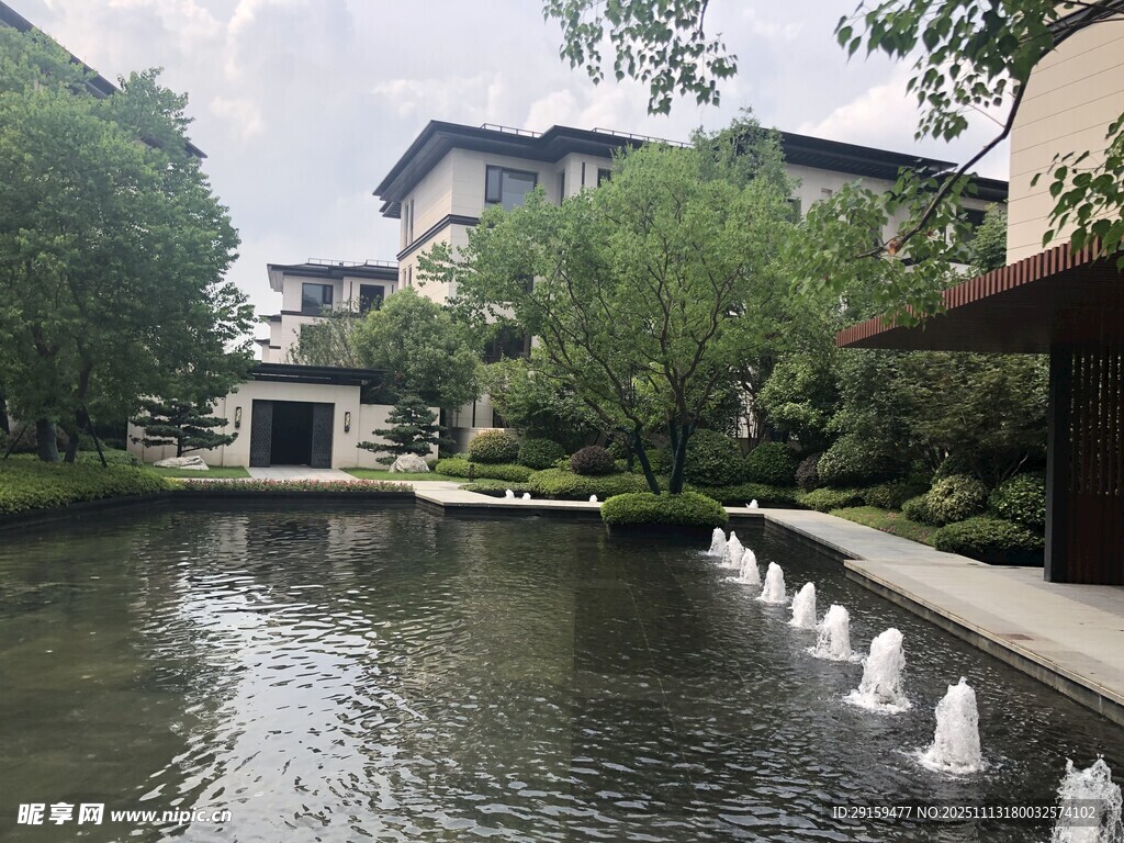 中式园林水景景观