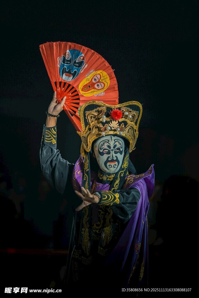 传统戏曲人物扮相展示