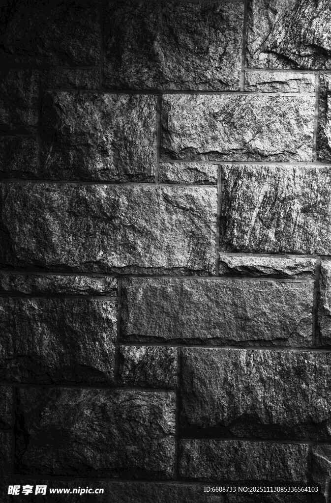 深色砖墙纹理背景图
