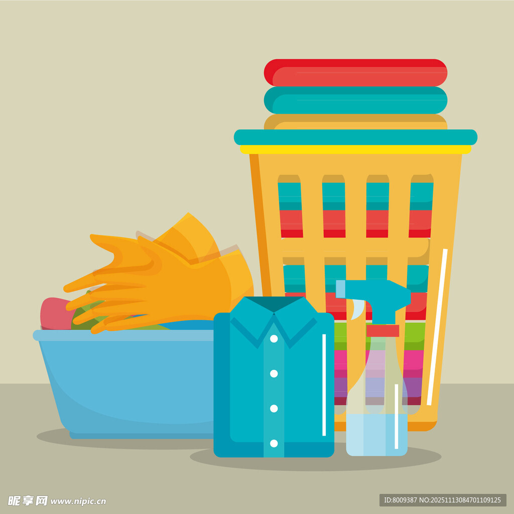 多彩家居清洁用品组合