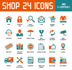 24个购物相关图标集合