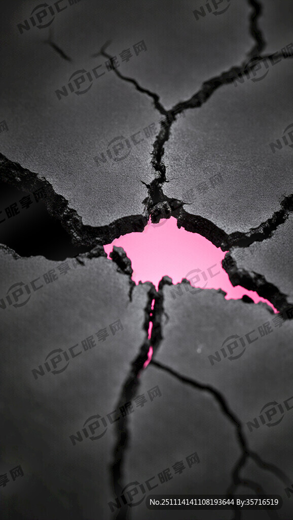 黑色背景小块裂纹