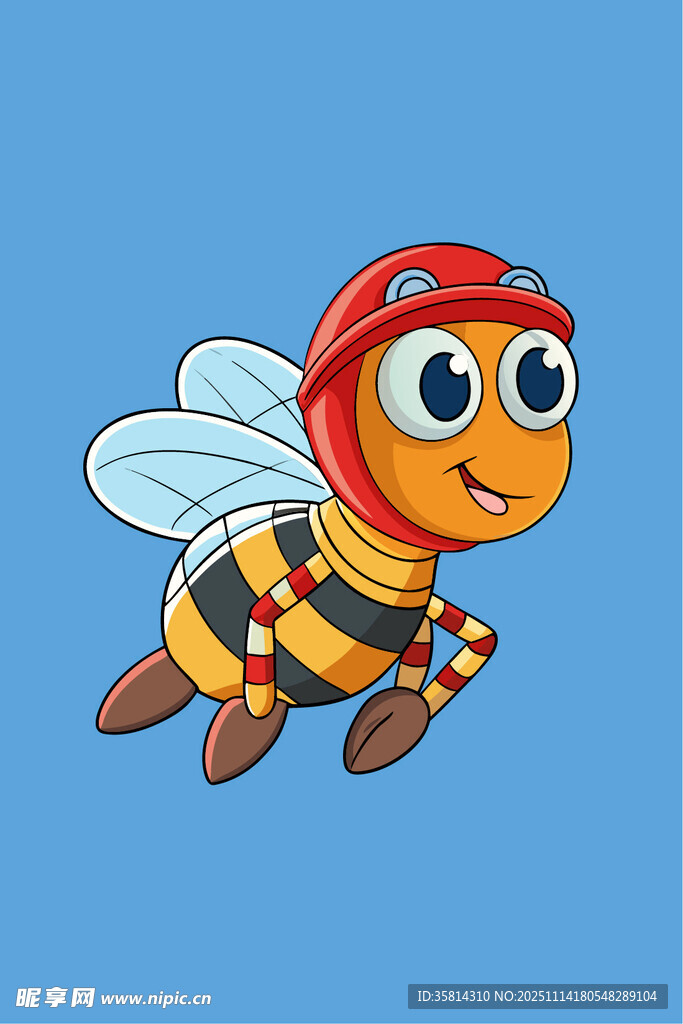 飞行小蜜蜂卡通形象