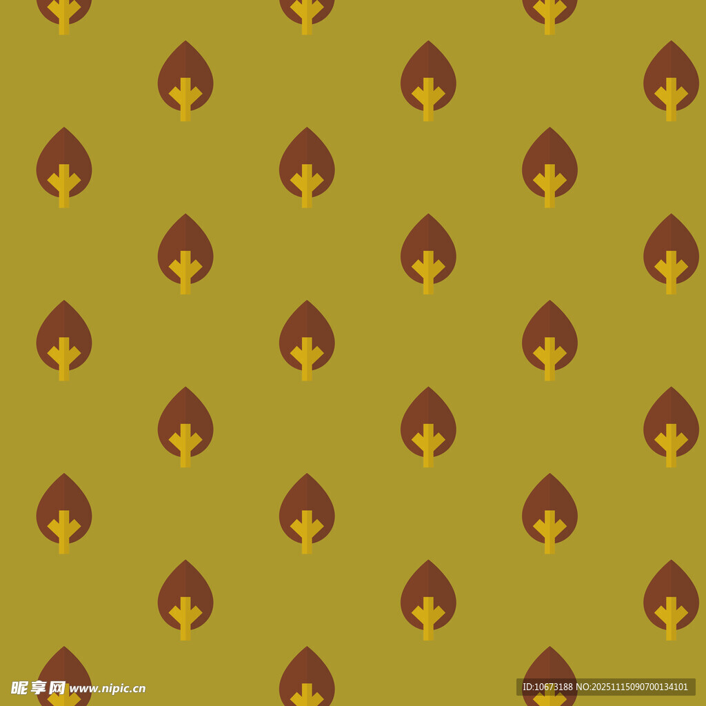 复古鸢尾花纹样背景图案