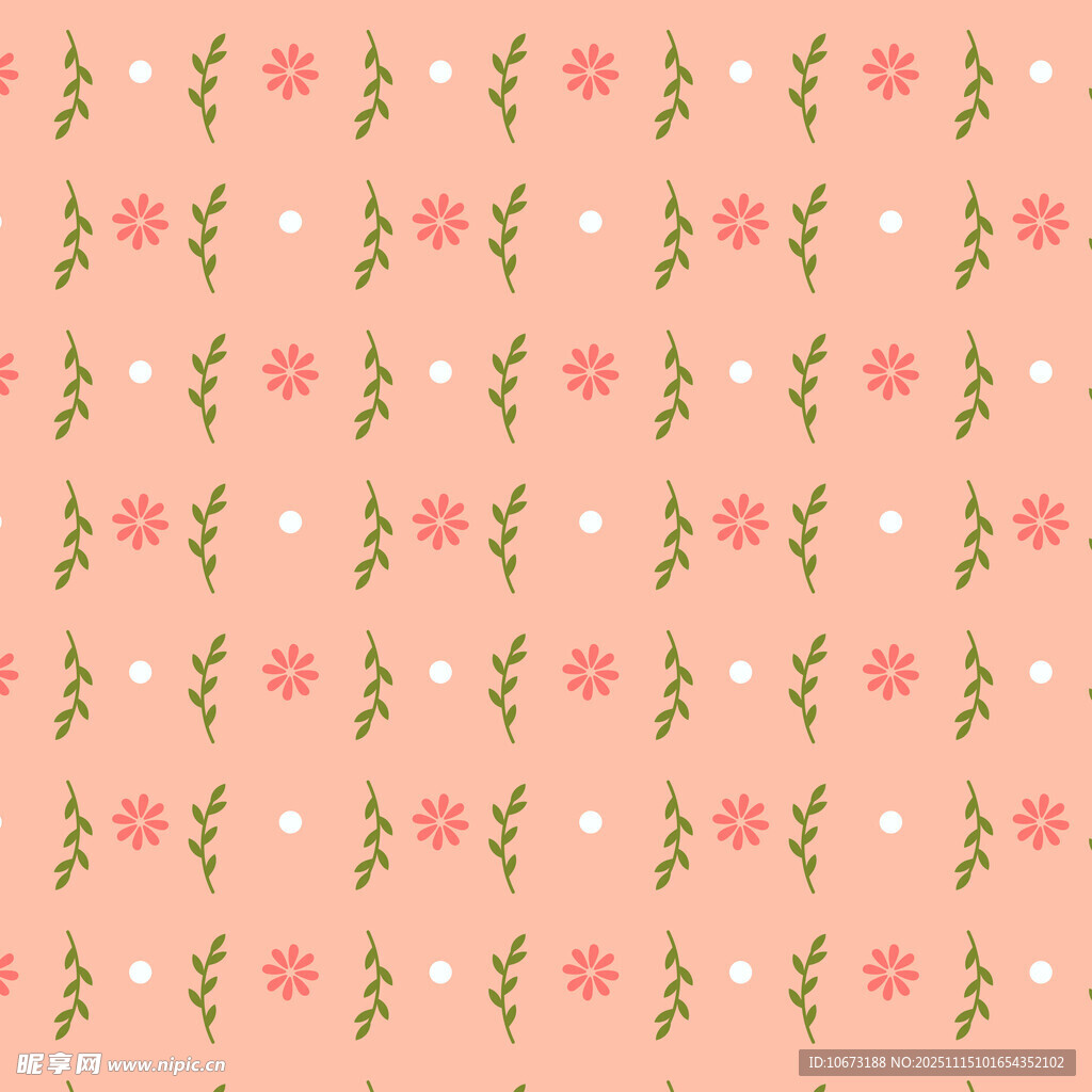 粉色花卉图案背景纹理