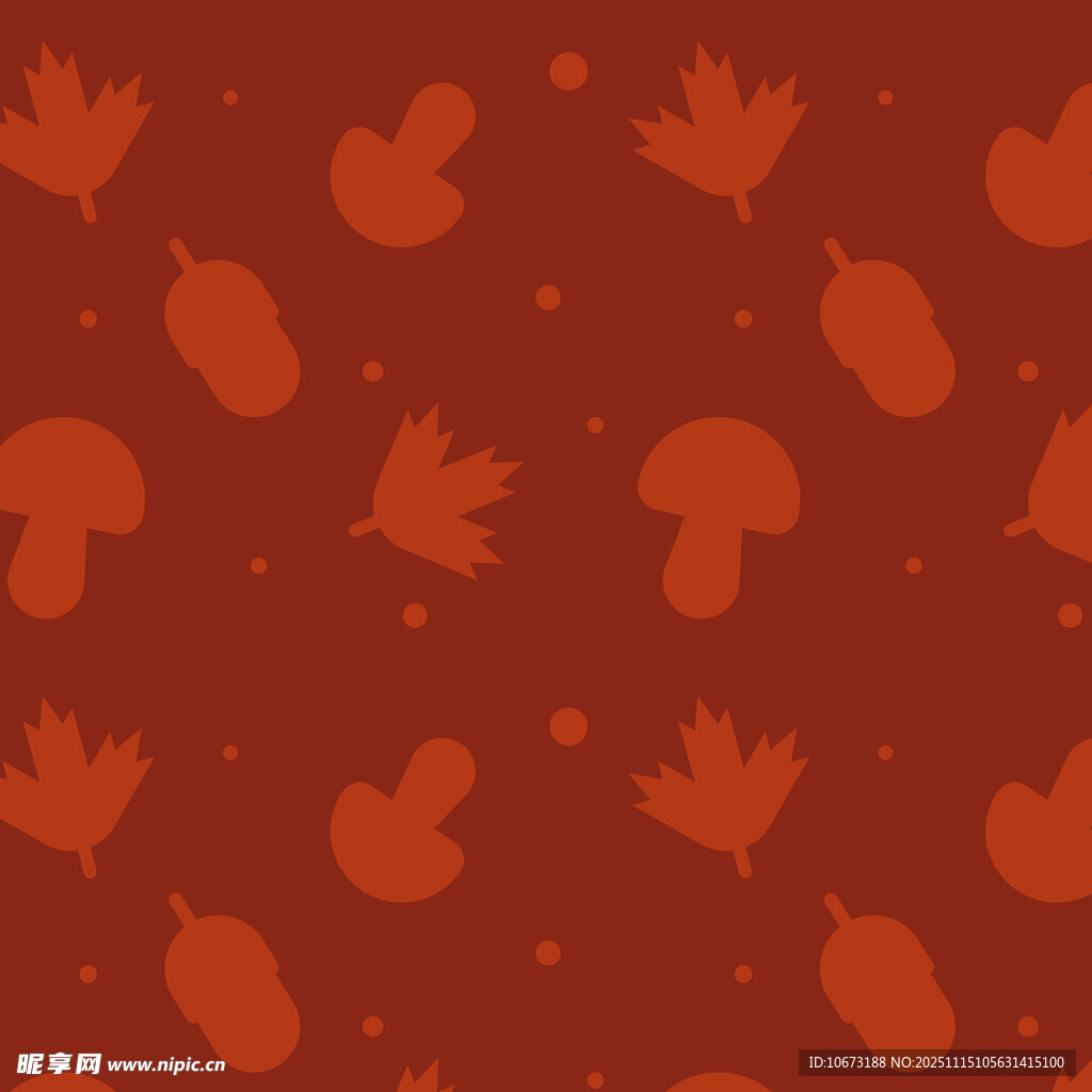 秋季元素图案背景图