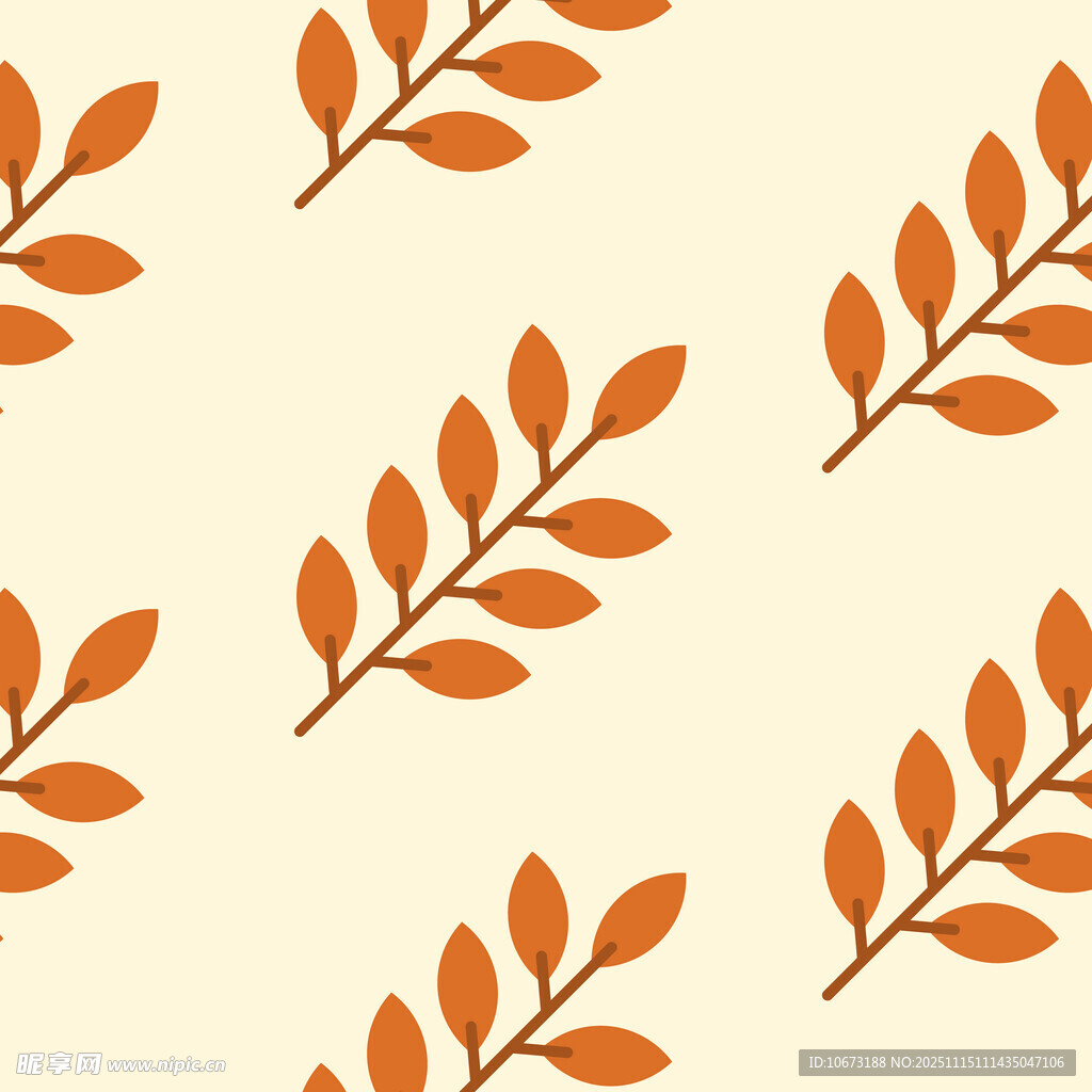 秋季树叶图案背景图