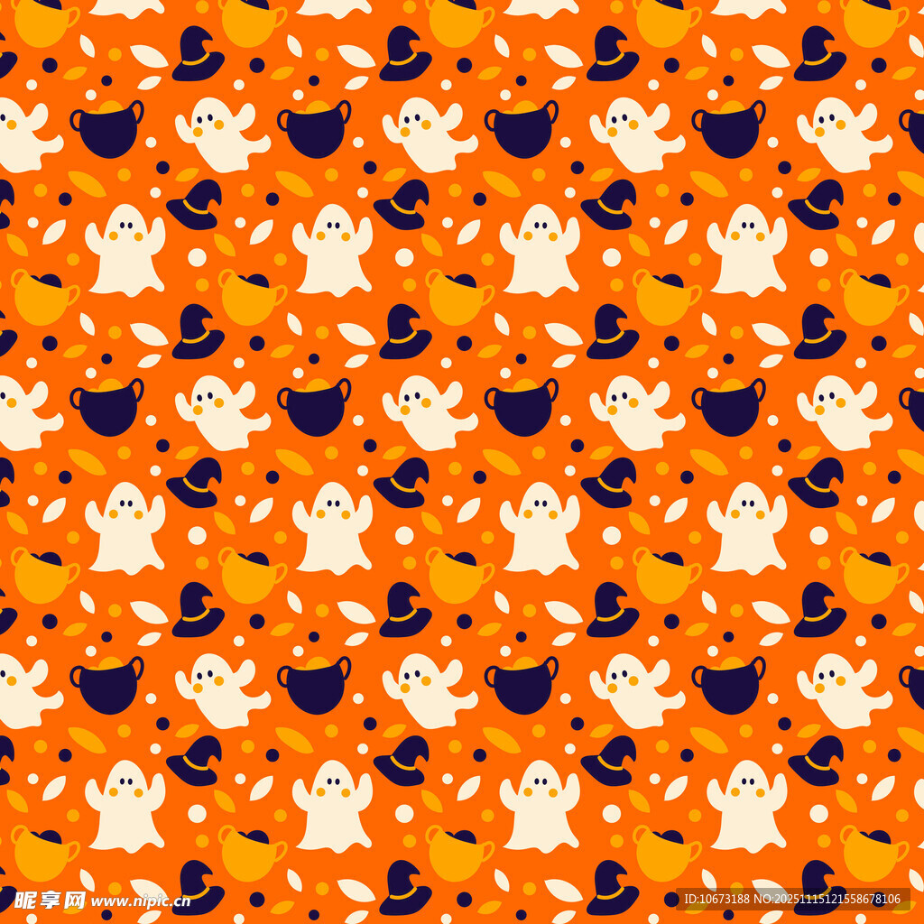 万圣节主题图案背景