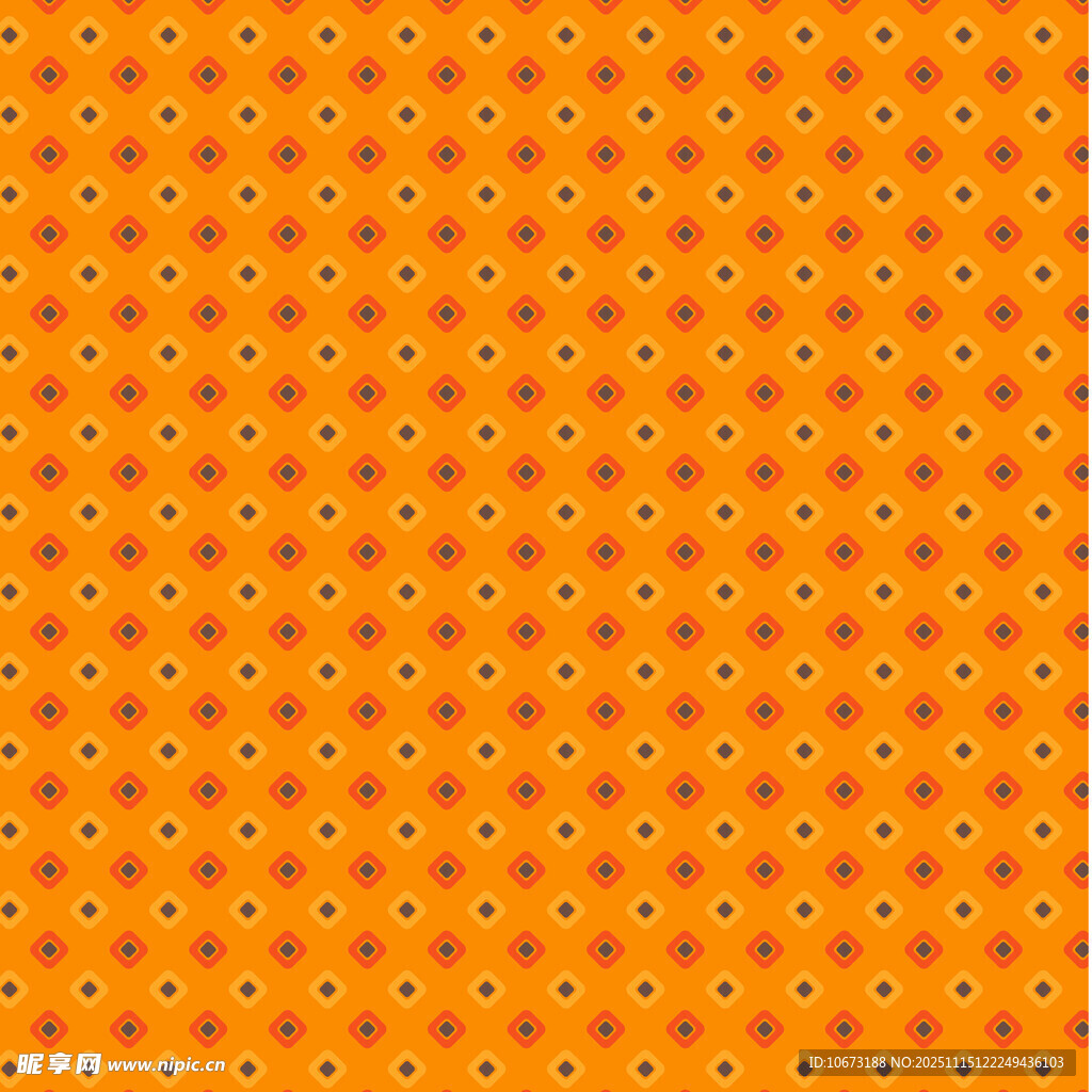 橙色圆点图案背景纹理