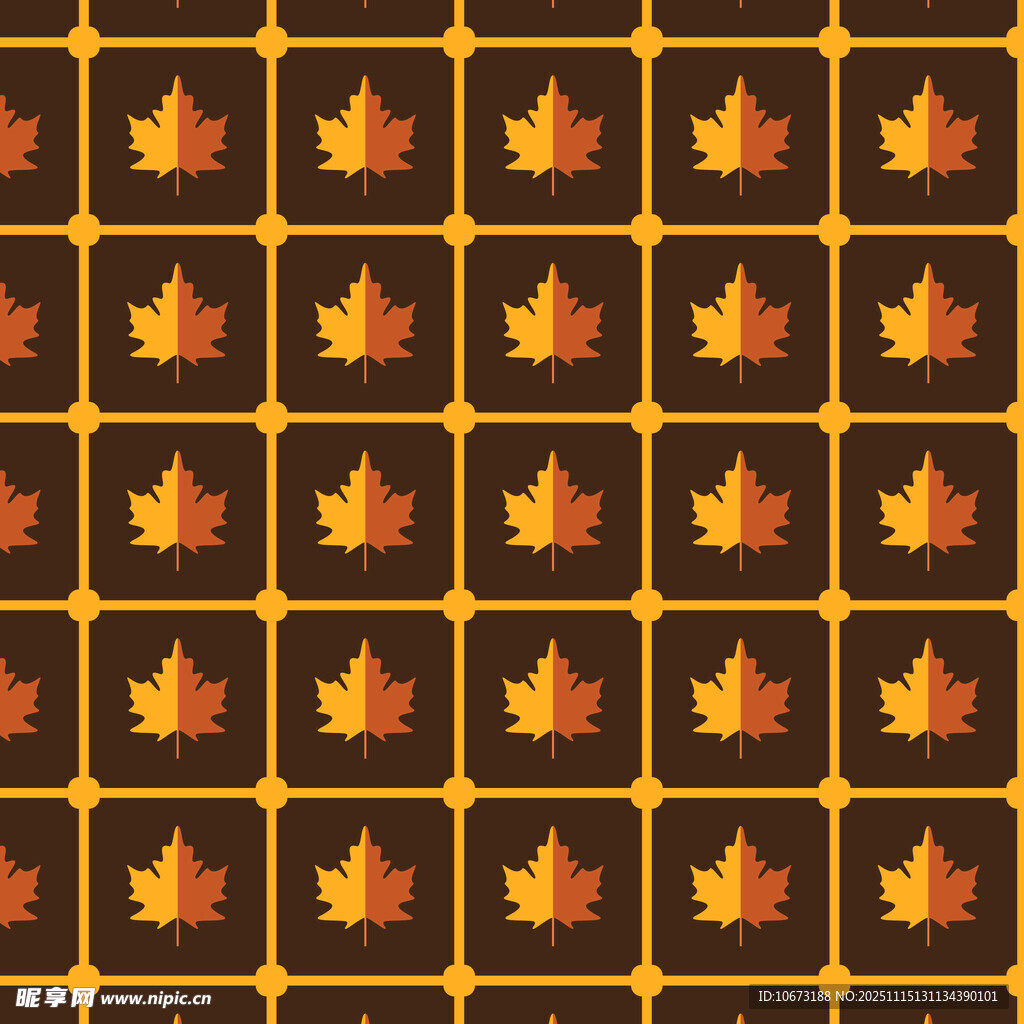 枫叶图案背景纹理