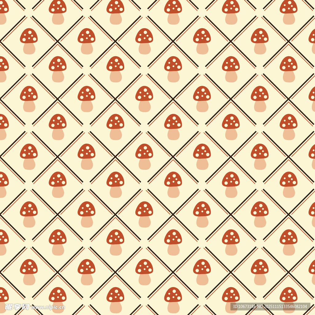 复古几何花卉图案纹理