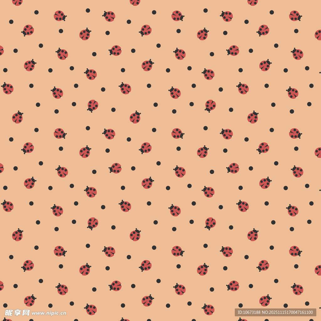 粉色波点图案背景纹理