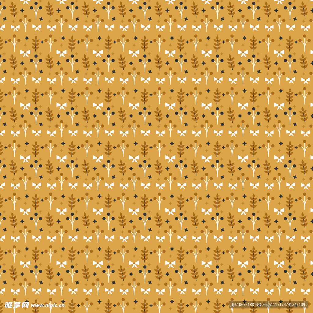 金色碎花图案背景纹理