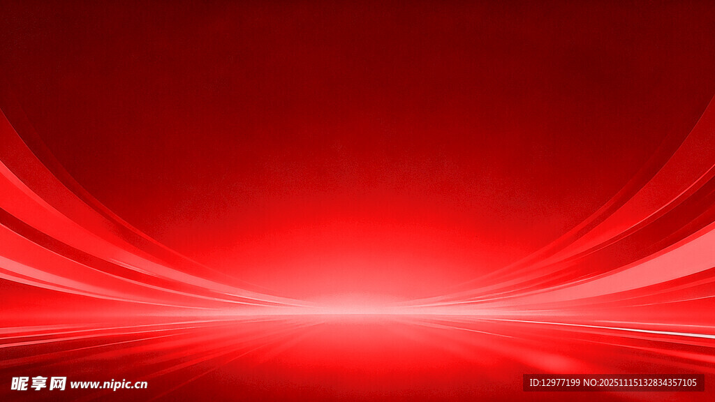 红色动感光线背景图