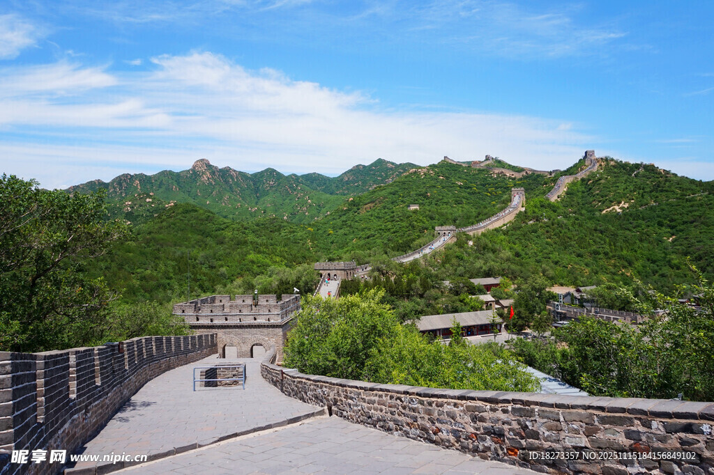 壮丽长城景色