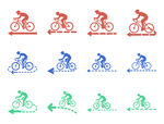 骑行图案