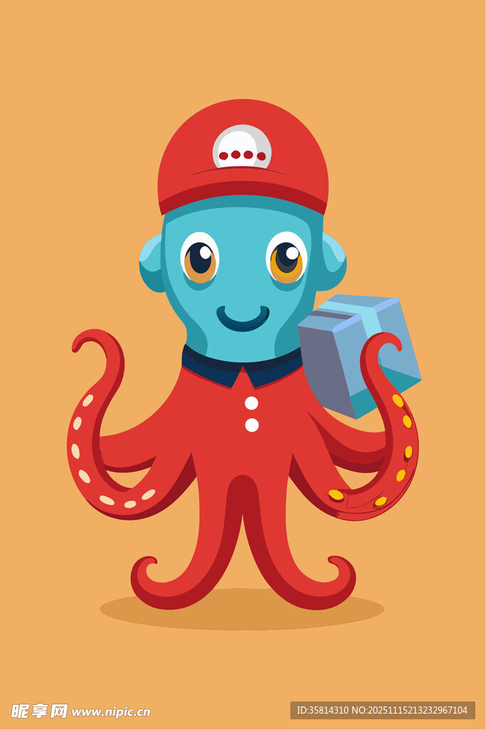 送快递的章鱼小哥