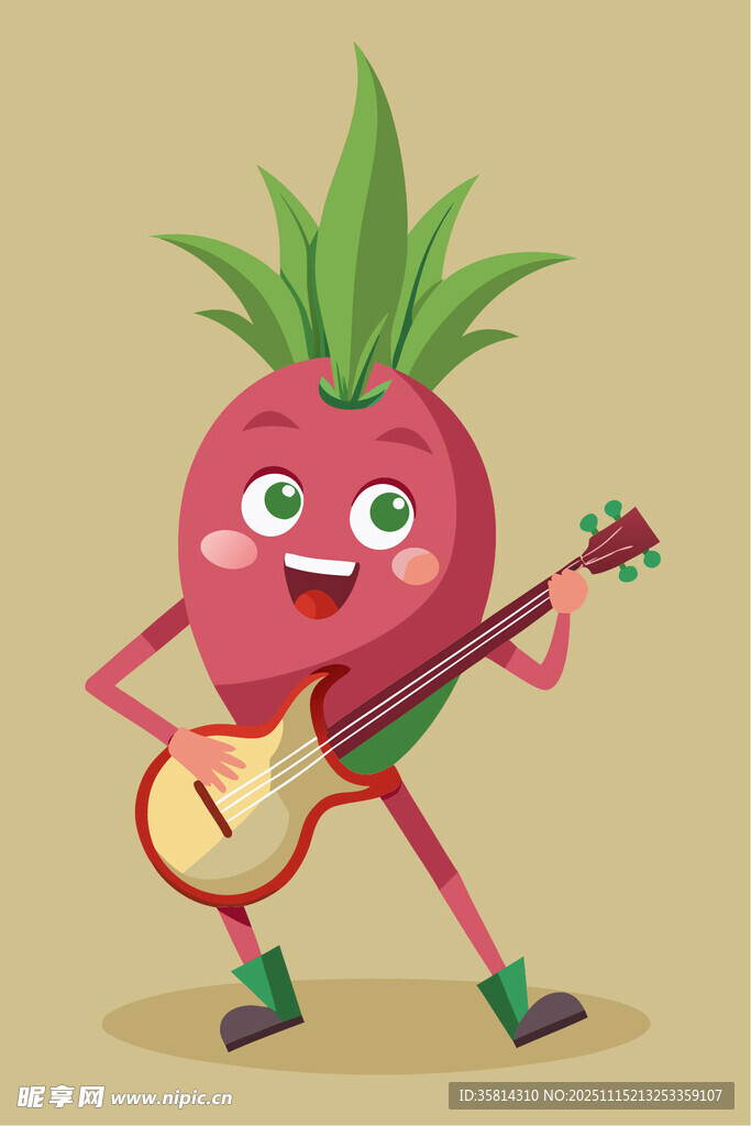 萝卜弹吉他的欢乐瞬间