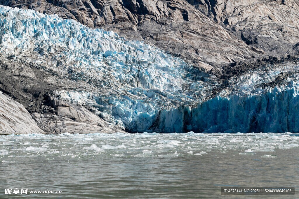 壮丽冰川景观