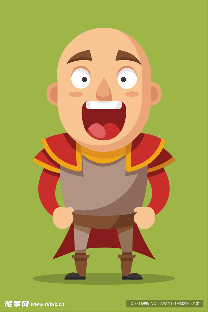 欢呼的古罗马角斗士