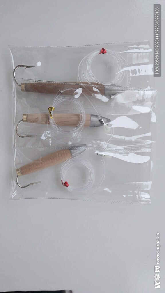 袋装仿真鱼饵展示