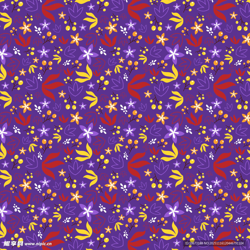 紫色星空香蕉图案背景