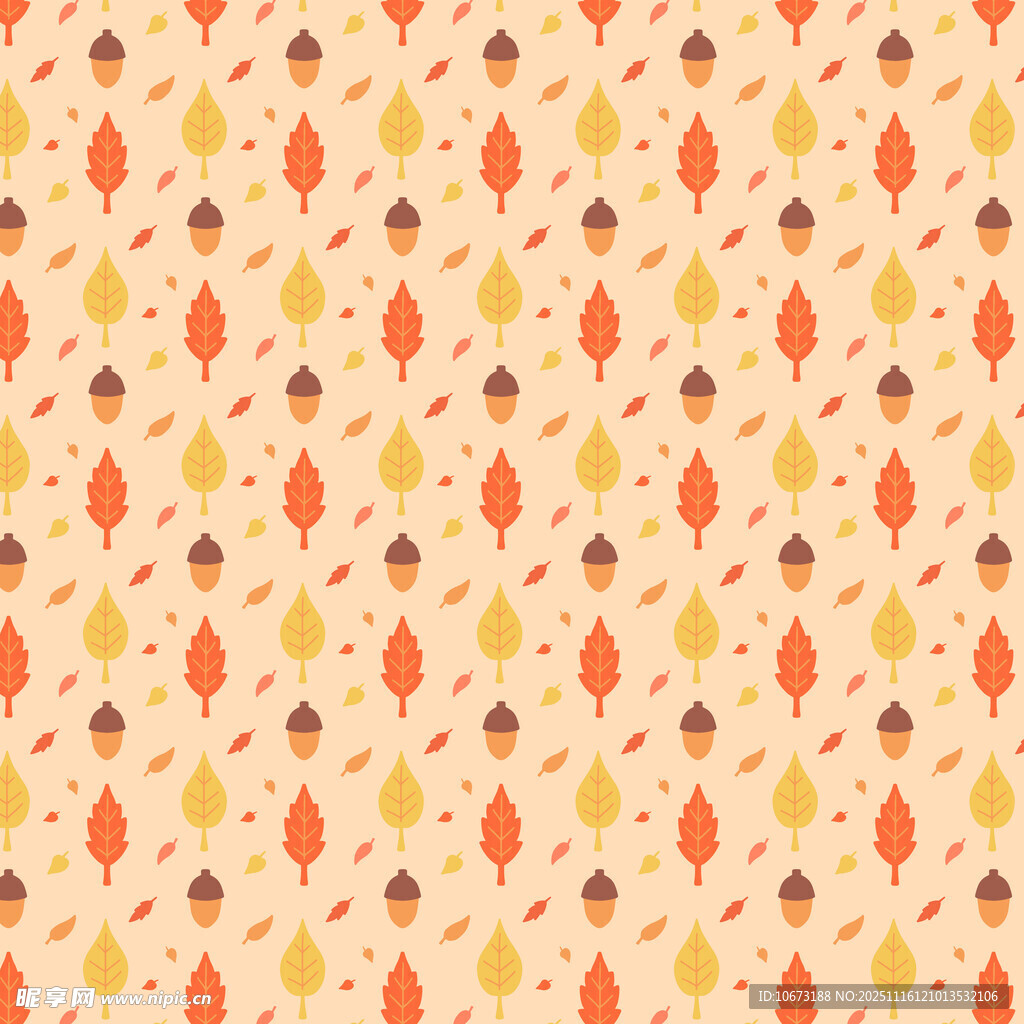 秋季树叶图案背景纹理