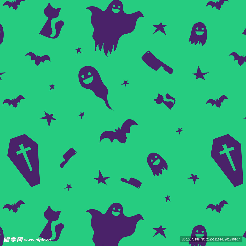 万圣节主题图案背景设计
